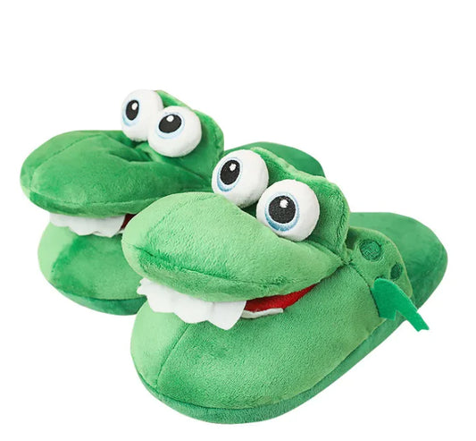Snuggle Mouth Plush Slippers for Cozy Comfort at Home