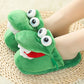 Snuggle Mouth Plush Slippers for Cozy Comfort at Home