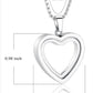 Heartfelt Remembrance: Stainless Steel Heart-Shaped Cremation Pendant