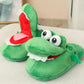 Snuggle Mouth Plush Slippers for Cozy Comfort at Home